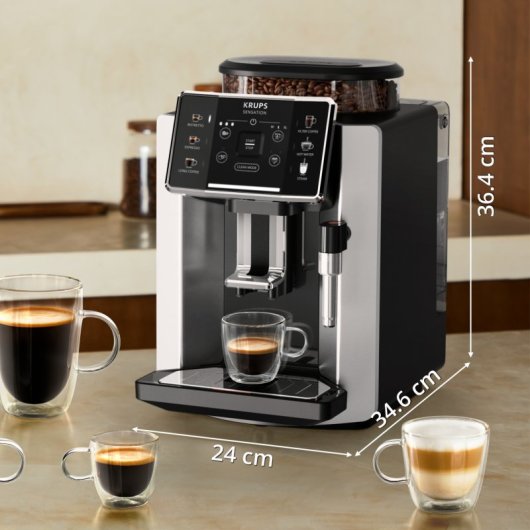 Krups Sensation EA910E Cafetera Automática Espresso 1.7L Negra