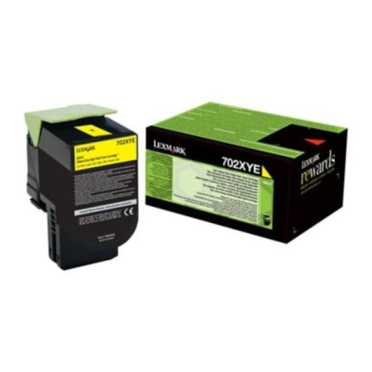 Cartucho de Tóner Original Lexmark 702XY Amarillo