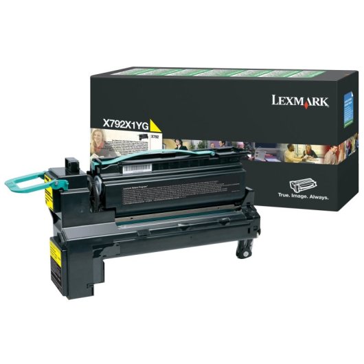 Cartucho de Tóner Original Lexmark X792X1YG Amarillo