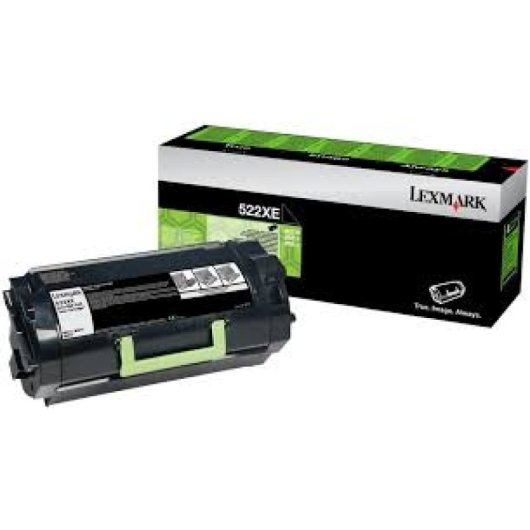 Cartucho de Tóner Original Lexmark 522X XXL Negro
