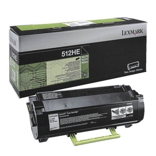Lexmark 512HE Tonerkartusche 1 Stück(e) Original Schwarz