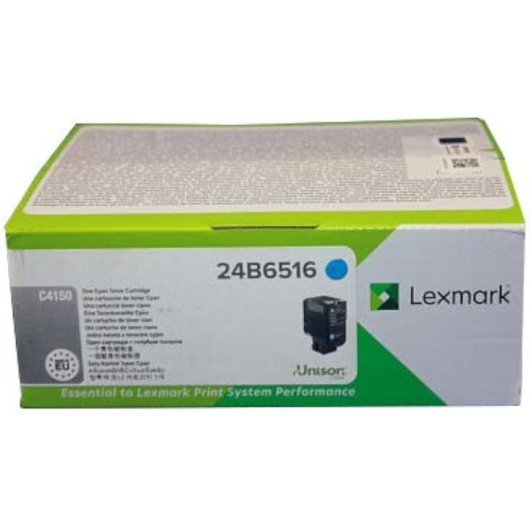Cartuccia toner Lexmark 24B6516 1 pz. Originale Ciano