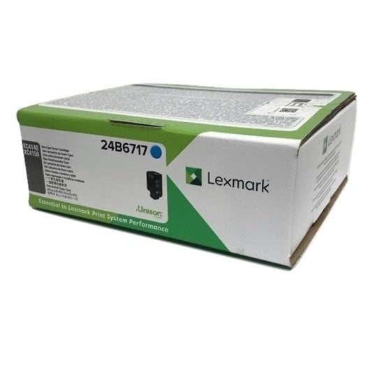 Original Lexmark 24B6717 Cyan Tonerkartusche