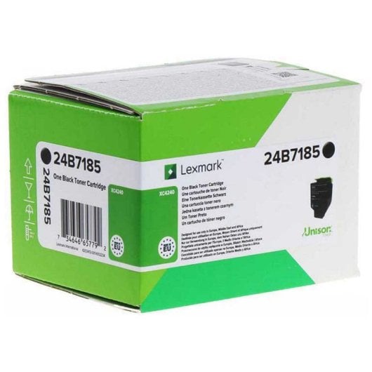 Cartucho de Tóner Original Lexmark 24B7185 Negro