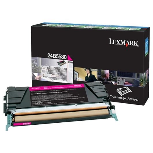 Lexmark 24B5580 cartouche de toner 1 pièce(s) Original magenta