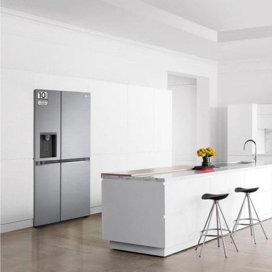 Frigorífico Americano LG GSLV71PZTD Defrost 179cm 635L D Metálico