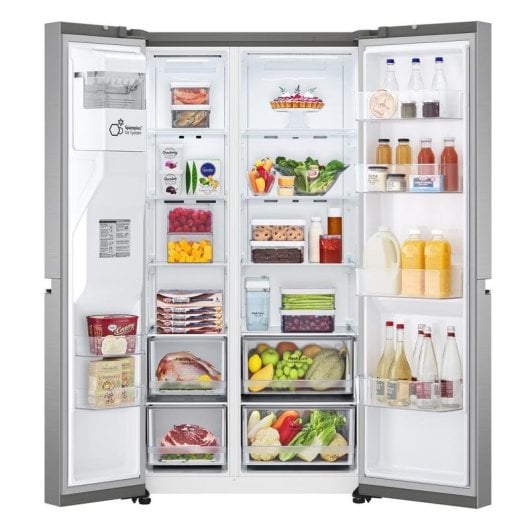Frigorífico Americano LG GSLV71PZTD Defrost 179cm 635L D Metálico