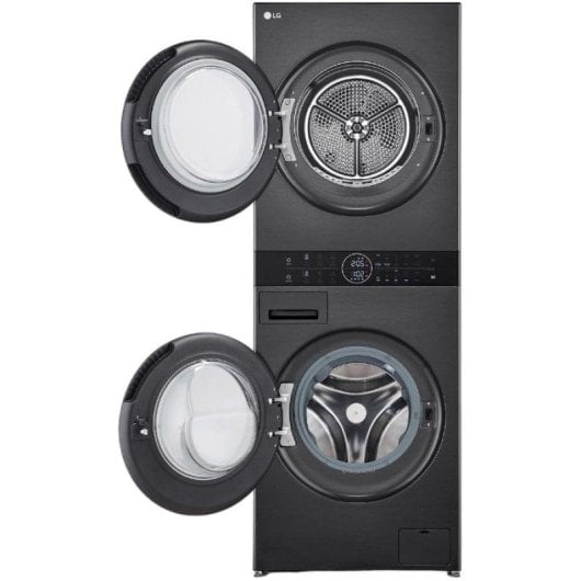 LG WT1210BBF.APBQKIS Lavasecadora Independiente de Carga Frontal 12Kg/10Kg A Negra
