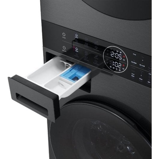 LG WT1210BBF.APBQKIS Lavasecadora Independiente de Carga Frontal 12Kg/10Kg A Negra