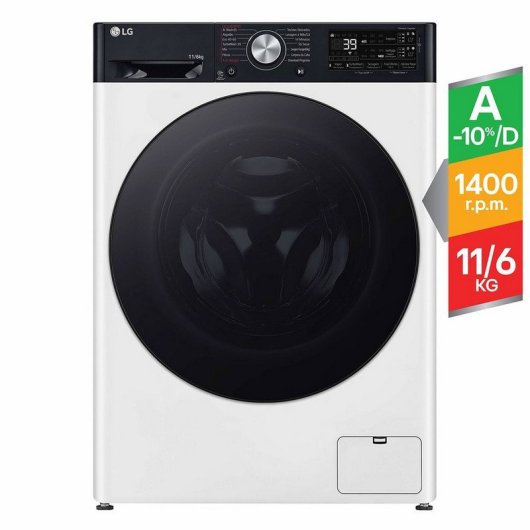 LG F4DR7511SGH Máquina de Lavar e Secar Roupa 11Kg/6Kg D Branca