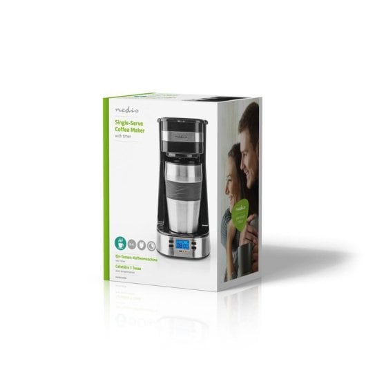 Nedis KACM300FBK Cafetera de Filtro 0,42L Negra