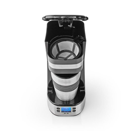Nedis KACM300FBK Cafetera de Filtro 0,42L Negra