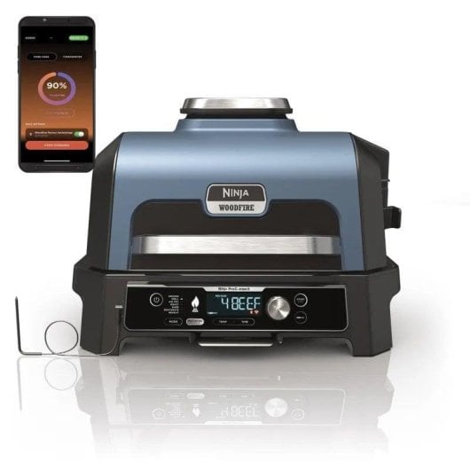 Barbecue électrique Ninja OG901EU Woodfire Pro Connect XL WiFi Bluetooth capteur digital