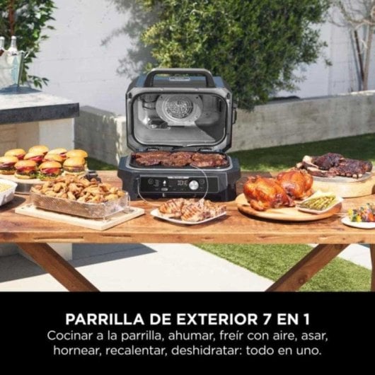Barbecue électrique Ninja OG901EU Woodfire Pro Connect XL WiFi Bluetooth capteur digital