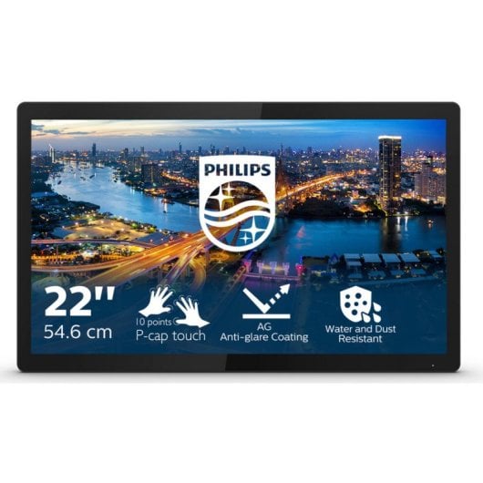 Philips B Line 222B1TFL/00 Computerbildschirm 54,6 cm (21.5") 1920 x 1080 Pixel Full HD LED Touchscreen Schwarz