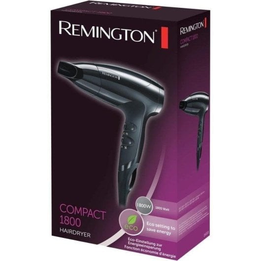 Phon Compatto Remington D5000 1800W 3 Temperature 2 Velocità Concentratore Nero