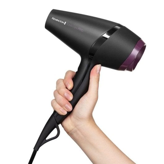Secador de Cabelo Profissional Remington Supercare Pro AC7100 2100W 3 Temperaturas 2 Velocidades Jato Frio Preto