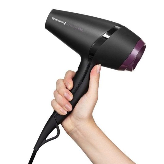 Secador de Pelo Profesional Remington Supercare Pro AC7100 2100W 3 Temperaturas 2 Velocidades Golpe de Aire Frío Negro
