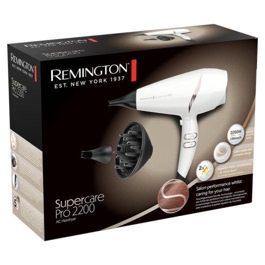 Asciugatrice Remington Supercare Pro 2200 AC 2200 W Nero, Bianco