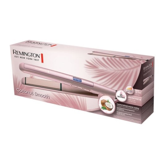 Remington S5901 Coconut Smooth Plancha de Pelo Rosa