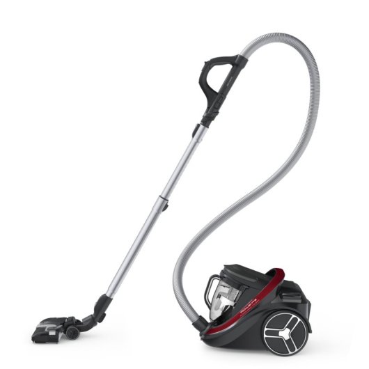 Rowenta Silence Force RO7933 Trocken-Zyklonstaubsauger, 500 W, 2,5 l, Schwarz/Rot