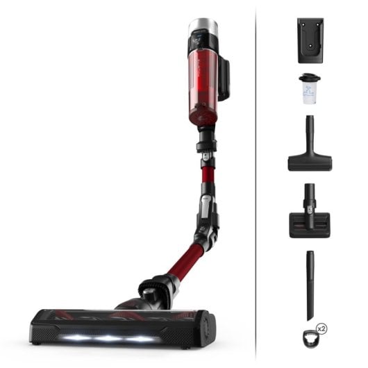 Rowenta RH2079 X-Force Flex 9.60 Aspirador Vertical a Bateria 18V Preto/Vermelho