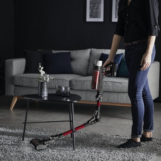 Rowenta RH2079 X-Force Flex 9.60 Aspirador Vertical a Bateria 18V Preto/Vermelho