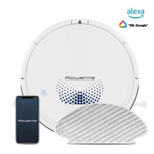 Rowenta X-Plorer Series 45 RR8277 aspirapolvere robot 0,44 L senza sacco Bianco