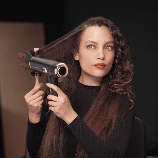 Secador de Cabelo Iónico Rowenta CV9920 Maestria Ultimate Experience 2000W 3 Temperaturas 3 Velocidades com Difusor Preto/Cobre