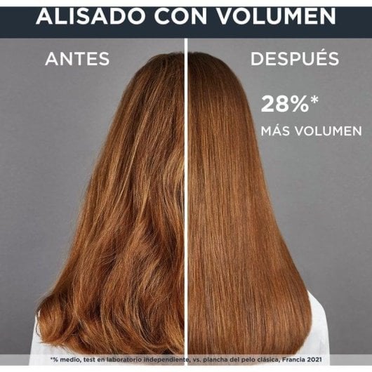 Lisseur Céramique Rowenta Volumizer SF4655F0 210ºC 8 Réglages Écran LCD Blanc