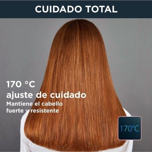 Lisseur Céramique Rowenta Volumizer SF4655F0 210ºC 8 Réglages Écran LCD Blanc