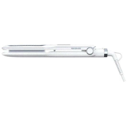 Prancha de Cabelo Cerâmica Rowenta Wet&Dry Pro SF5010F0 230ºC 6 Definições Placas Largas Iónica Branco