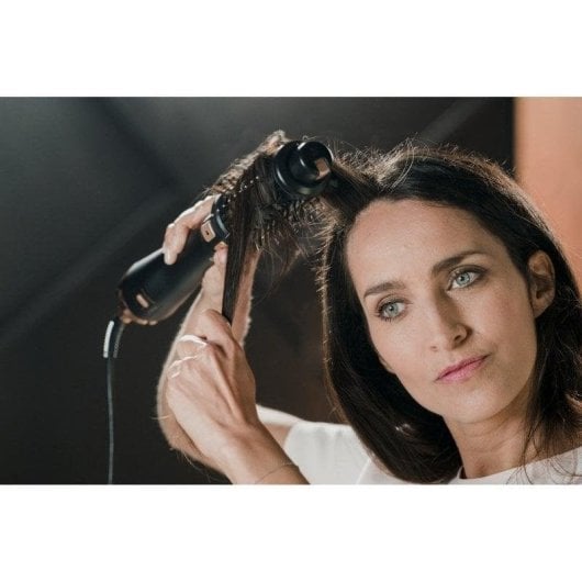 Brosse Soufflante Rowenta Ultimate Experience CF9625 750W céramique ionique 3 Températures 3 Embouts Noir Bronze