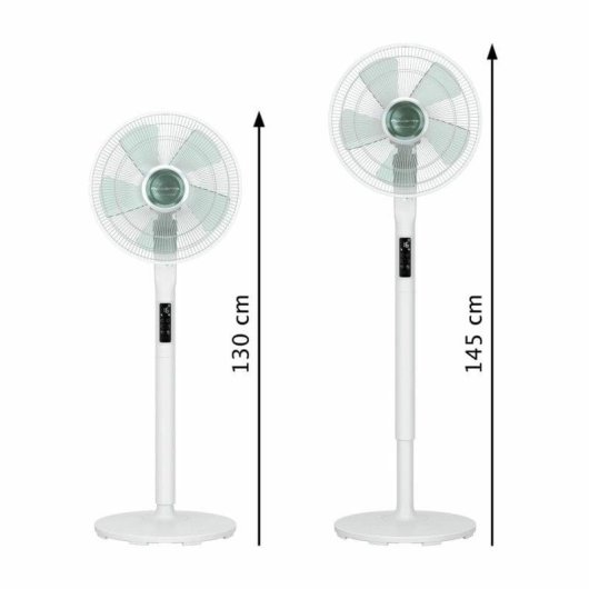 Ventilador de Pie Rowenta Turbo Silence Extreme+ VU5890 34W 16 Velocidades Mando Temporizador Bajo Consumo