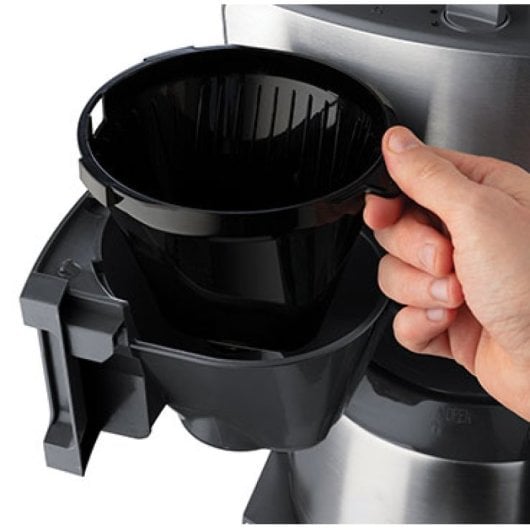 Russell Hobbs Grind and Brew Thermokaraffe, automatische Kombinationskaffeemaschine, 1 l, Edelstahl