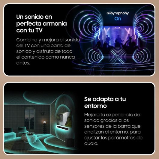 Samsung HW-Q800D/ZF Barra de Sonido con Subwoofer 5.1.2 Canales Wireless Dolby Atmos Negra