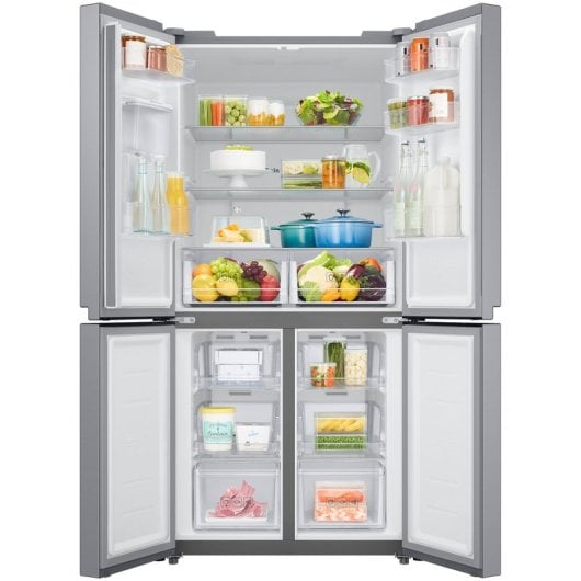 Samsung RF48A401EM9 Frigorífico Puerta Francesa E Acero Inoxidable