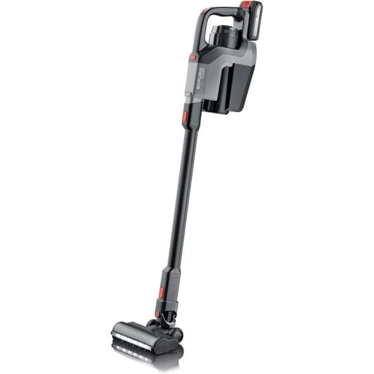 Aspirateur balai et balai électrique Severin HV 7185 Aspirateur Batterie Sec HEPA Sac à poussière 1 L 280 W Noir, Gris 2,5 Ah