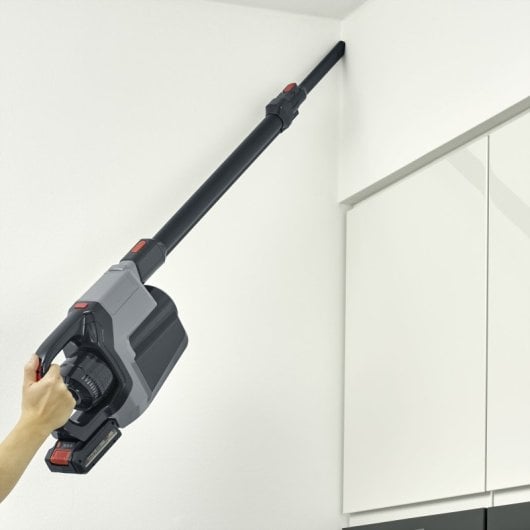Aspirateur balai et balai électrique Severin HV 7185 Aspirateur Batterie Sec HEPA Sac à poussière 1 L 280 W Noir, Gris 2,5 Ah