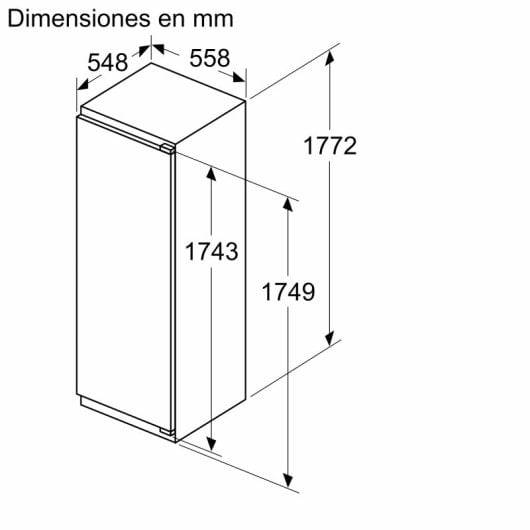 Siemens iQ500 KI81RADD0 Frigorífico Integrable Una Puerta D