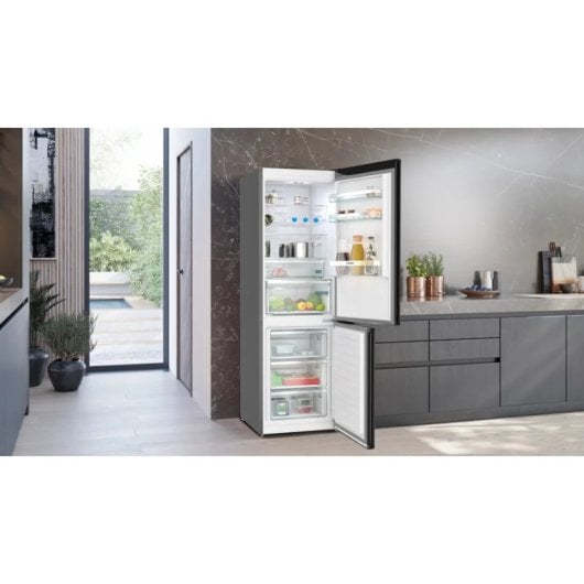 Siemens iQ300 KG36NXXBF Frigorífico Combi B Acero Inoxidable