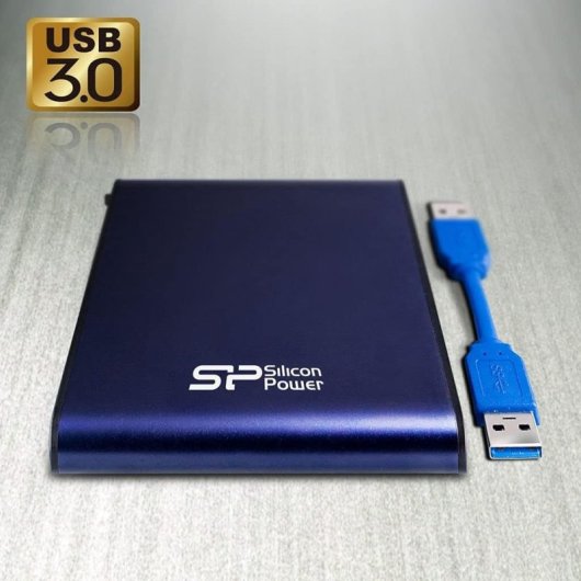 Disco rigido esterno Silicon Power Armor A80 da 2 TB Blu