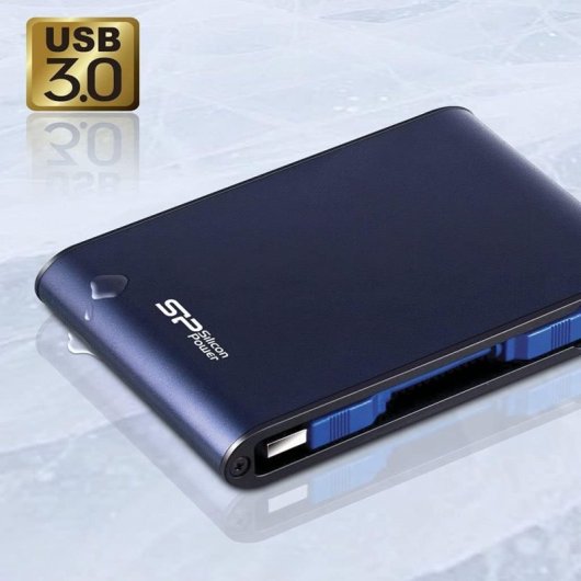 Disco rigido esterno Silicon Power Armor A80 da 2 TB Blu