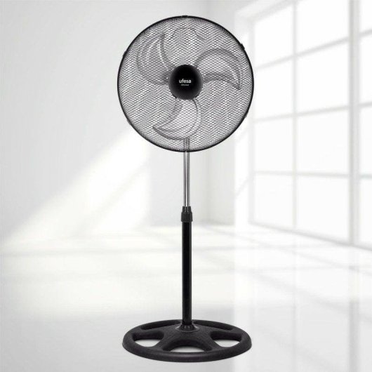 Standventilator Ufesa SFM1800 70W 45cm 3 Stufen Oszillation Höhenverstellbar