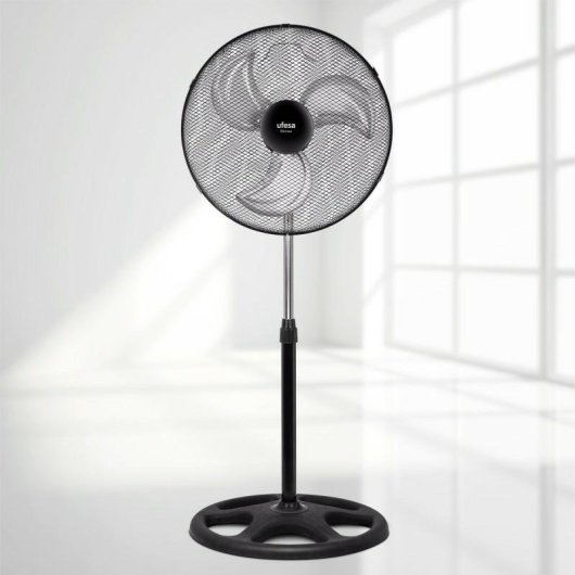 Standventilator Ufesa SFM1800 70W 45cm 3 Stufen Oszillation Höhenverstellbar