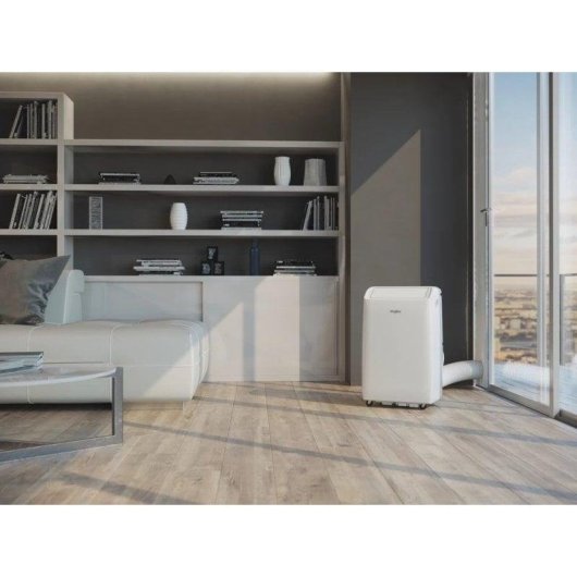 Climatiseurs Mobile Whirlpool PACF29HP W 2,64 kW A+ Pompe à Chaleur HEPA