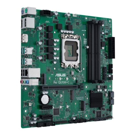 Placa Base ASUS PRO Q670M-C-CSM Intel Q670 LGA 1700 DDR5 Micro ATX Sin WiFi