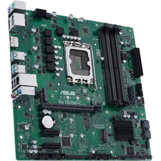 Placa Base ASUS PRO Q670M-C-CSM Intel Q670 LGA 1700 DDR5 Micro ATX Sin WiFi