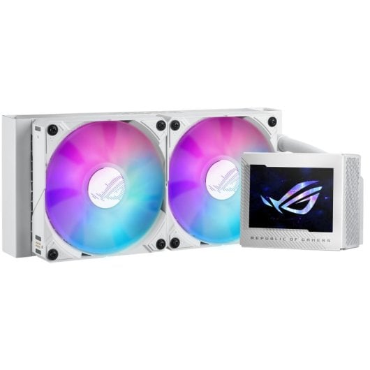 ASUS ROG RYUJIN III 240 ARGB White Edition Processore Sistema di raffreddamento a liquido all-in-one 12 cm Bianco 1 pz.