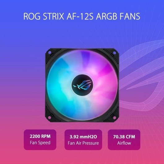 Refrigeração Líquida ASUS ROG Strix LC III 240mm 2 Ventoinhas ARGB LCD